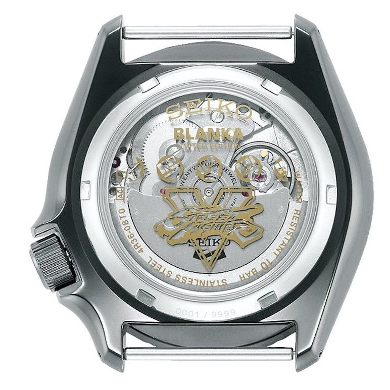 Seiko Seiko 5 Street Fighter Limited Edition Blanka Watch 42.5mm Size ONE SIZE - 4 Thumbnail