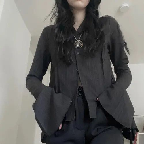 gothic shirt with bell sleeves