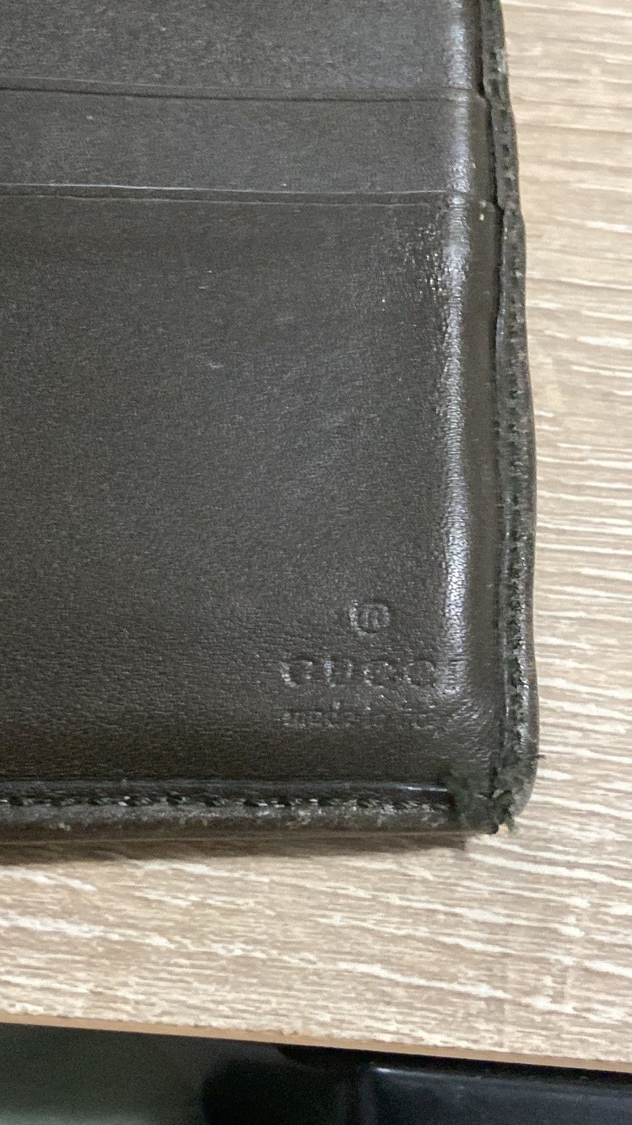 Gucci × Vintage Vintage Gucci GG Dark Green Leather Wallet Size ONE SIZE - 9 Thumbnail