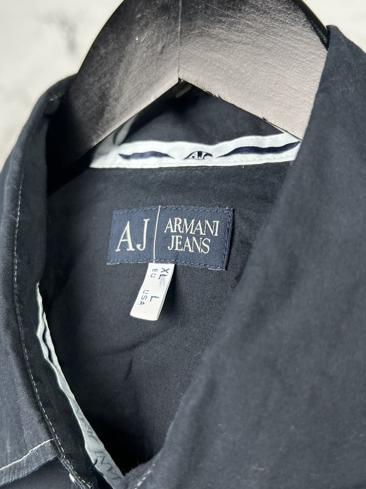 Armani Vintage Armani Jeans Button Shirt Size L - XL Size US L / EU 52-54 / 3 - 8 Thumbnail