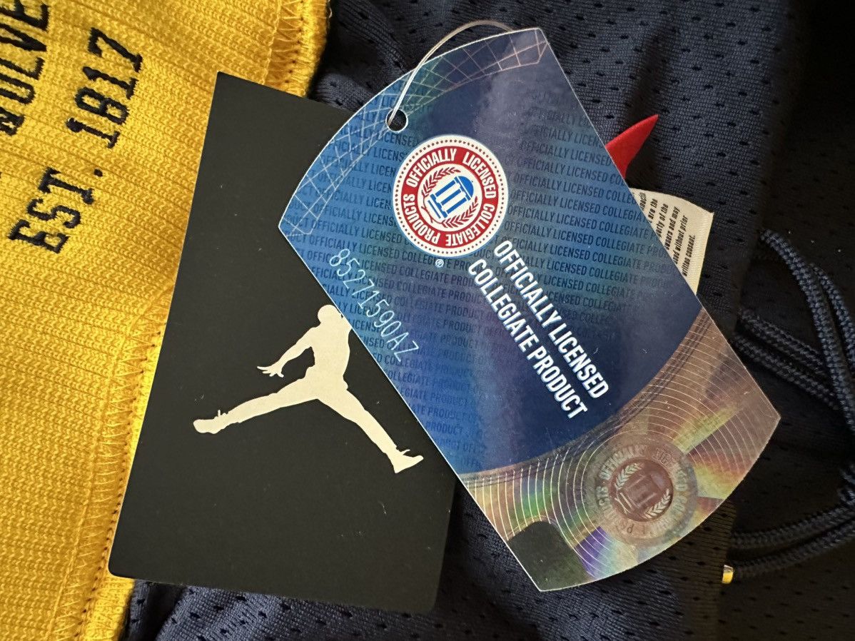 Just Don Air Jordan Just Don Michigan Wolverines PE Shorts RARE Size US 32 / EU 48 - 13 Thumbnail