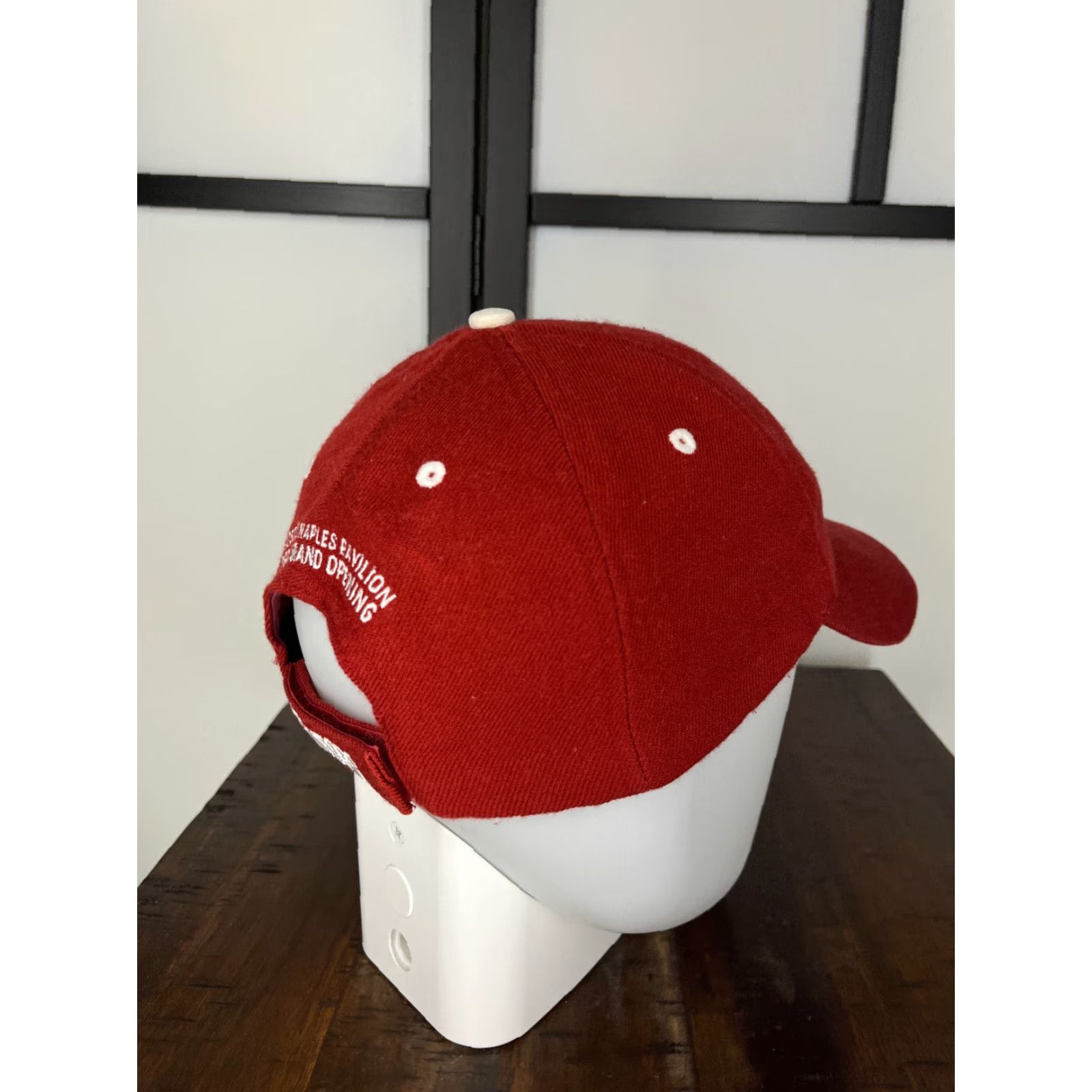 Nike VINTAGE Stanford Hat Cap Strap Back Adult OS Red Nike Baseball Cap Hats Unisex Adults OS Red 2004 Grand Open Roscoe Maples Pavilion Mens Size ONE SIZE - 7 Thumbnail