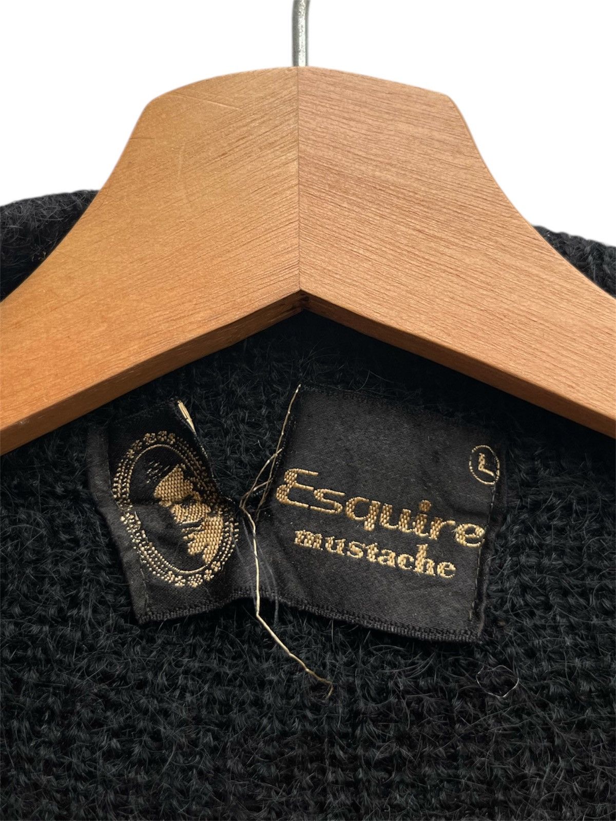Vintage Esquire Mustache Mohair Sweater Jacket Size US L / EU 52-54 / 3 - 8 Thumbnail