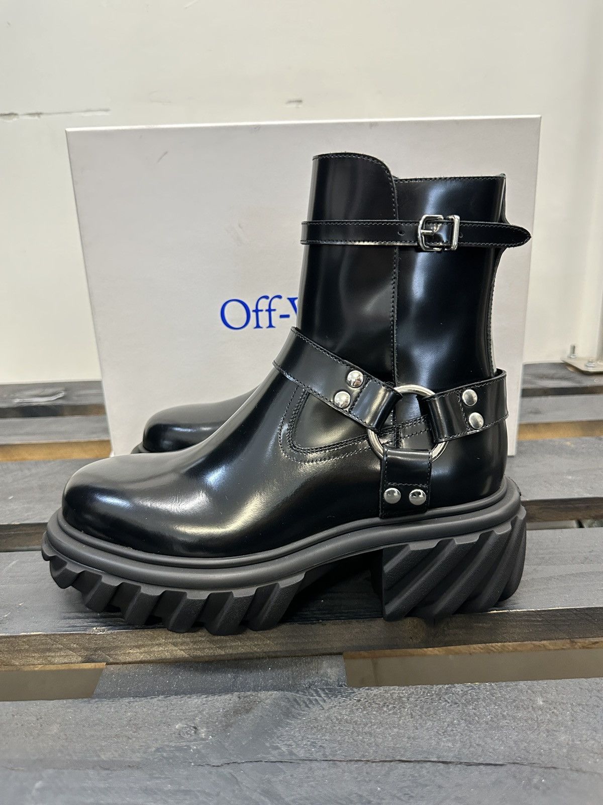 Tractor Harness Ankle Boots. Sz 42