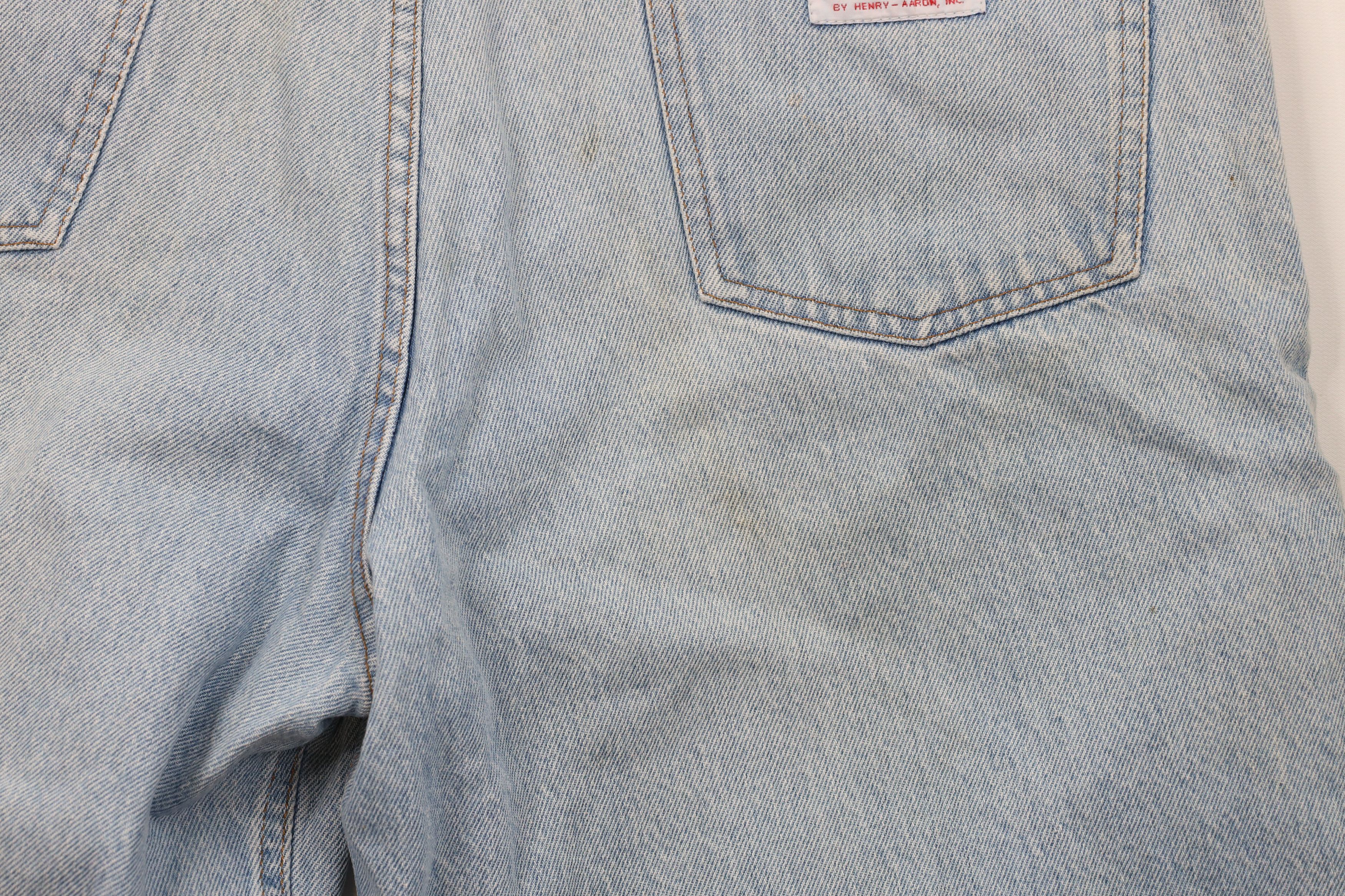 Vintage Vintage 90s MLB Baseball Spell Denim Jean Shorts Jorts USA Size US 36 / EU 52 - 12 Thumbnail