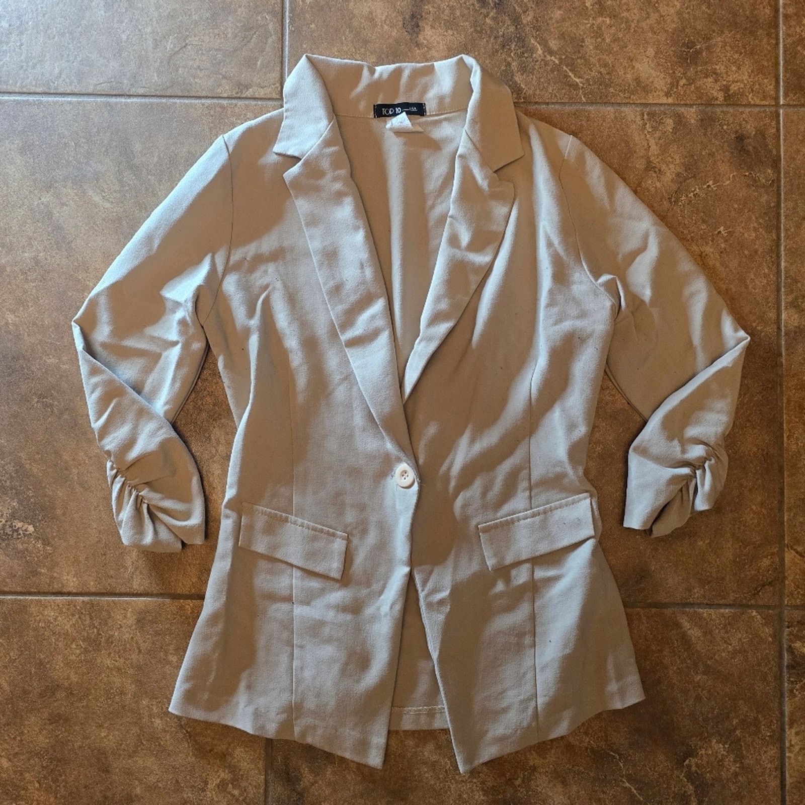 Other Beige Business | TOP 10 | Blazer 3/4 Sleeve Size M / US 6-8 / IT 42-44 - 1 Thumbnail