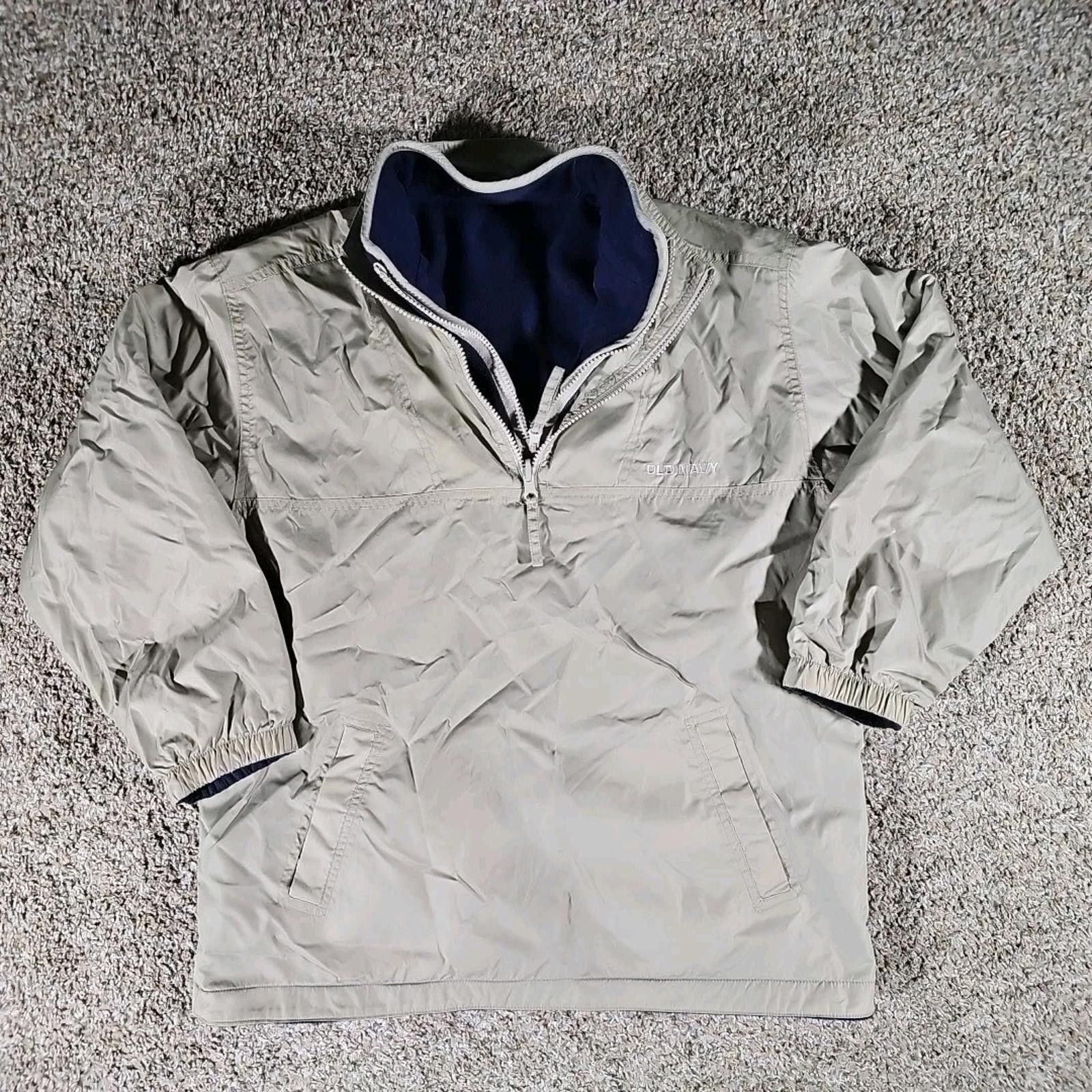 Old Navy Old Navy Reversible 1/4 Zip Jacket Sz 12 Size US XXS / EU 40 - 1 Thumbnail
