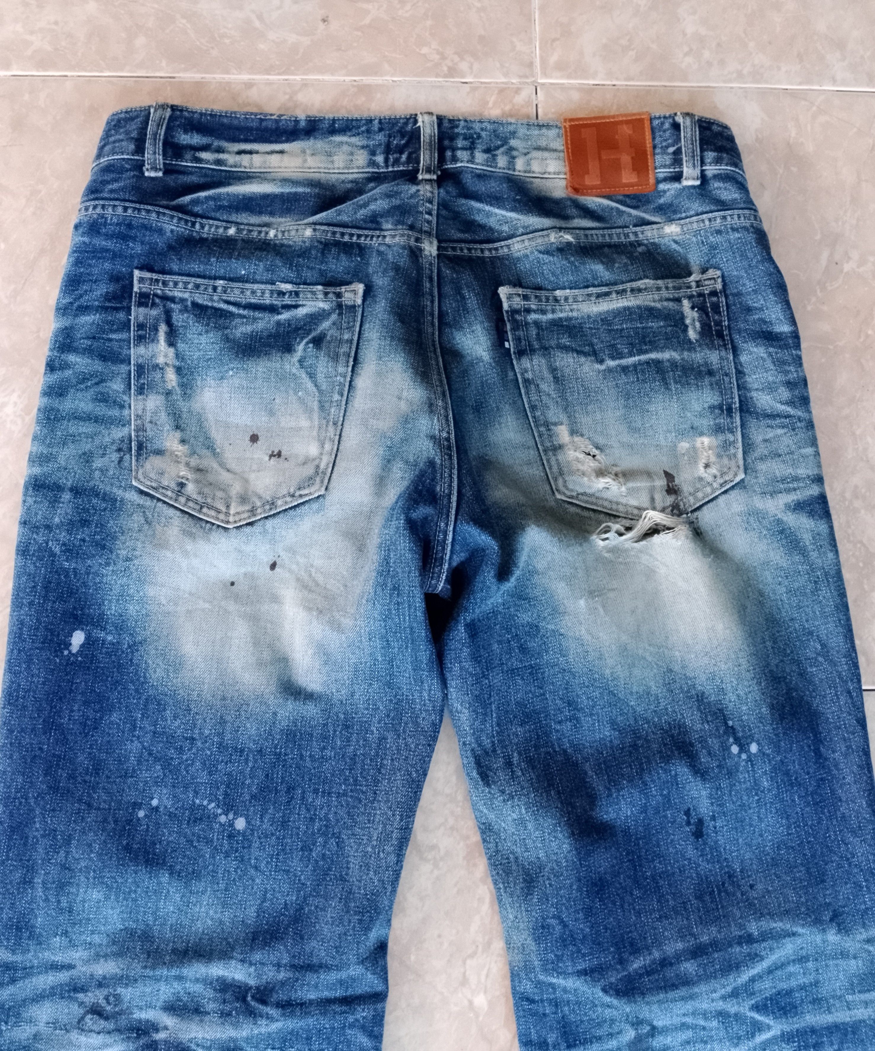 If Six Was Nine H by Figer Boot Cut Distressed Denim Size US 36 / EU 52 - 5 Thumbnail