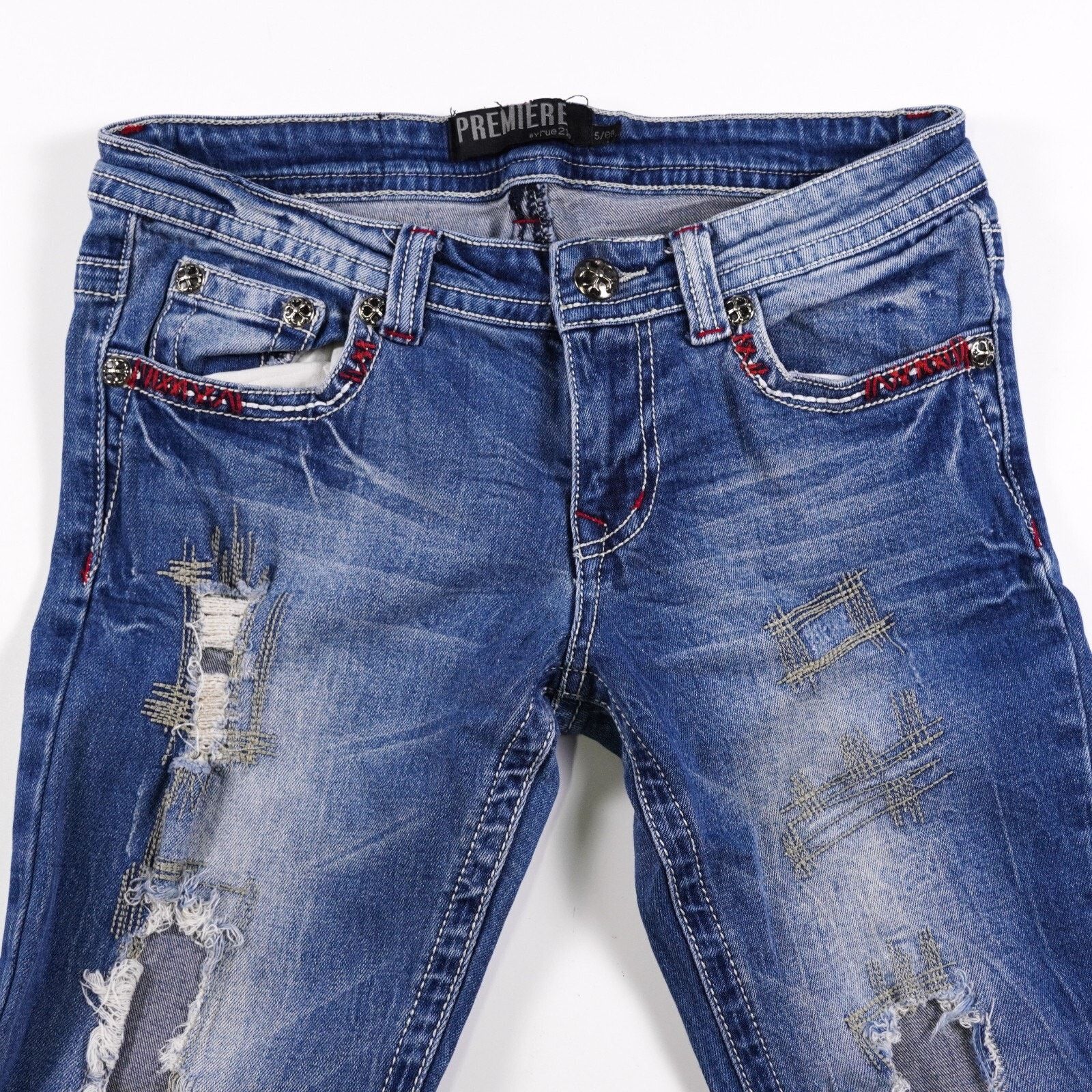 Other Rue 21 Premiere Cotton Denim Slim Skinny Jeans Straight 5/6R Size 29" - 6 Thumbnail