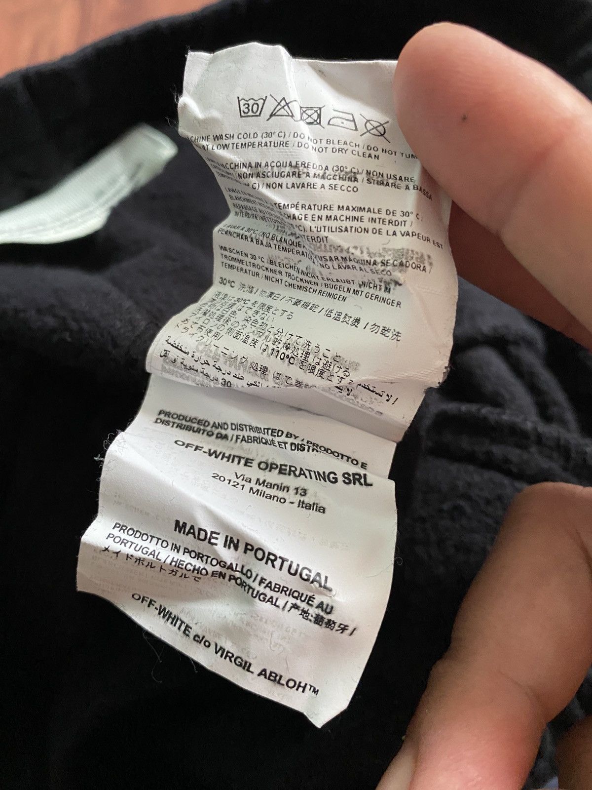 Off-White Off White Diagonal Galaxy Sweatpants Size US 31 - 12 Thumbnail