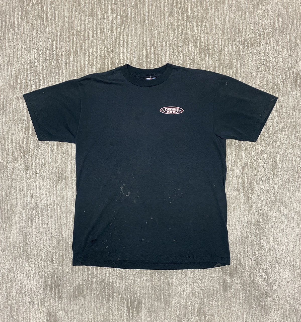 Vintage Vintage Dennis Kirk ATV racing graphic black T-shirt Size US M / EU 48-50 / 2 - 2 Thumbnail