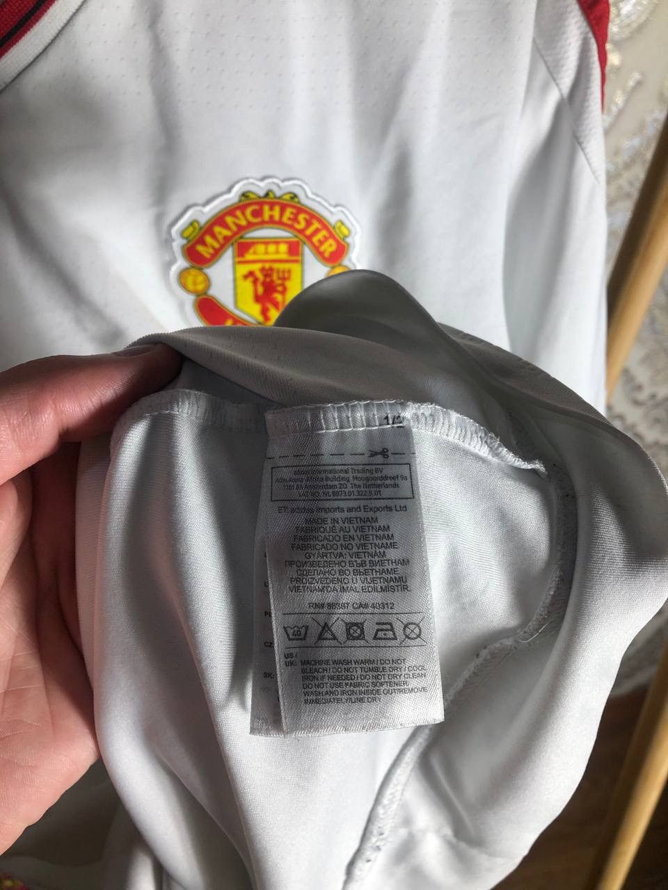 Adidas VINTAGE ADIDAS FC MANCHESTER UNITED ENGLAND SOCCER JERSEY Size US XXL / EU 58 / 5 - 7 Thumbnail