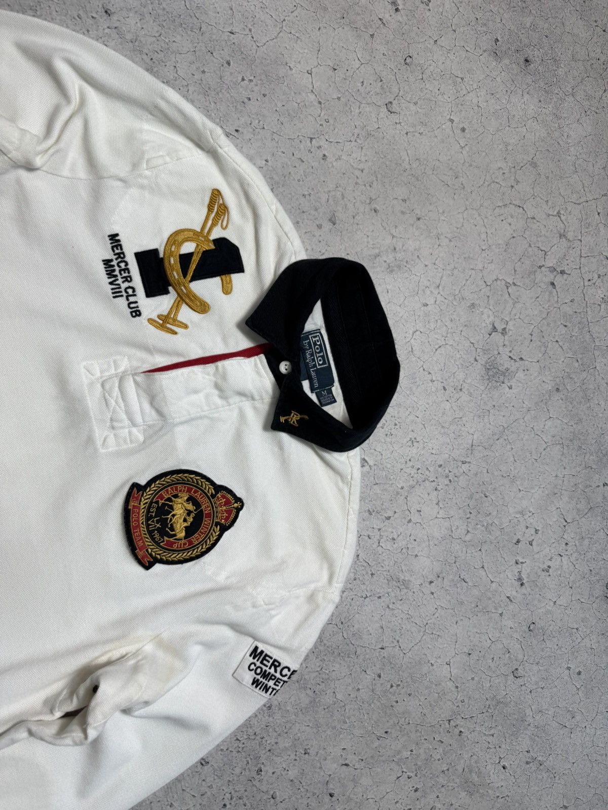 Polo Ralph Lauren Polo Ralph Lauren Rugby Sweatshirt Mercer #1 Vintage Size US M / EU 48-50 / 2 - 5 Thumbnail