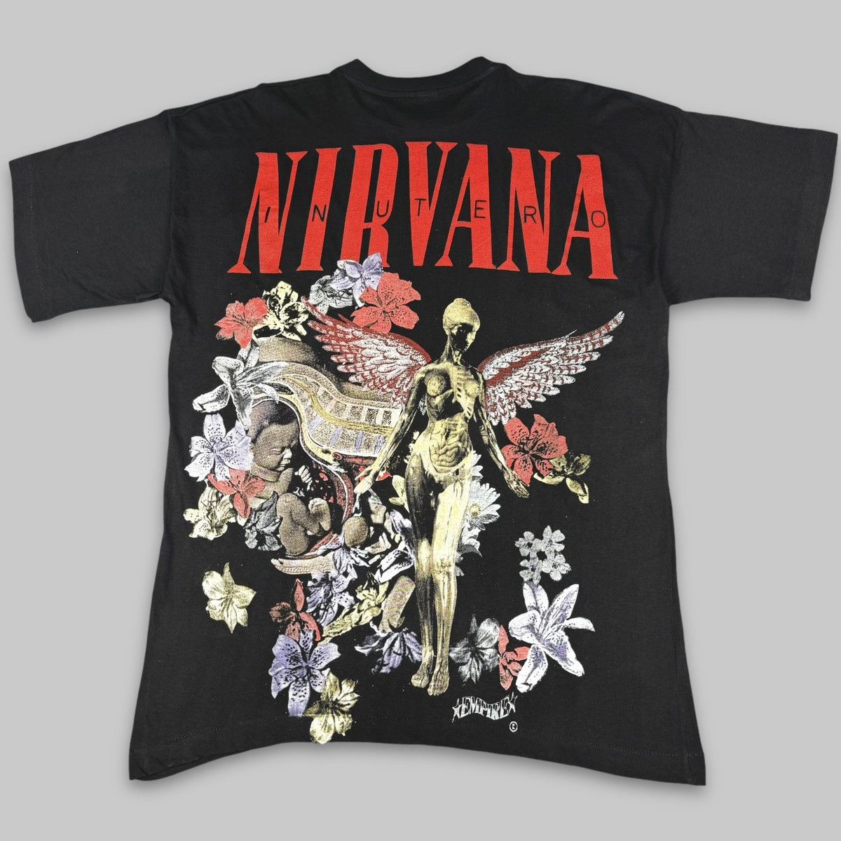 Band Tees Vintage 1993 DS PACKAGED Nirvana In Utero Empire T Shirt Size US XL / EU 56 / 4 - 3 Thumbnail