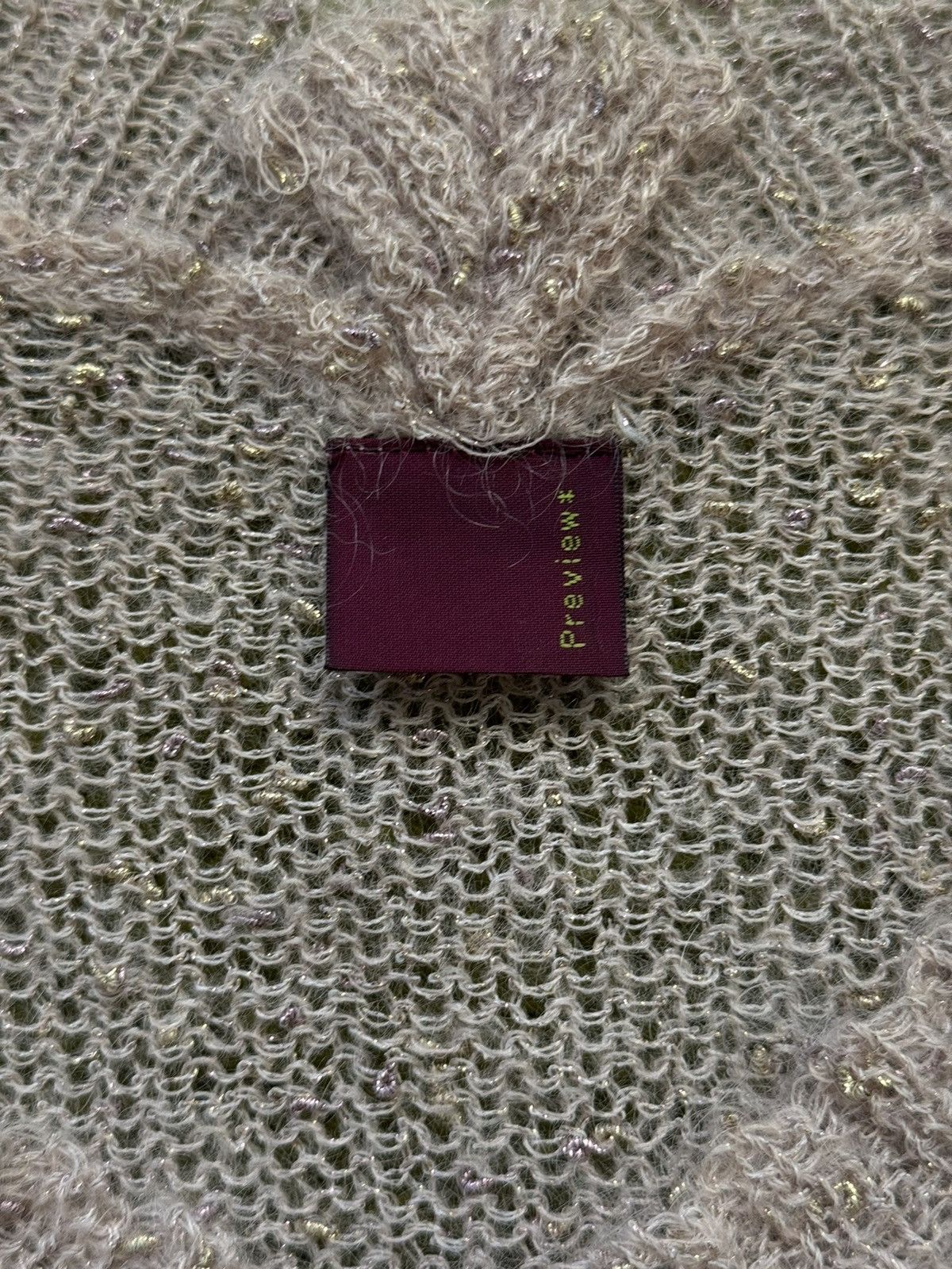 If Six Was Nine 🇯🇵 Preview# Japanese mesh spider web mohair blend sweater Size S / US 4 / IT 40 - 5 Thumbnail