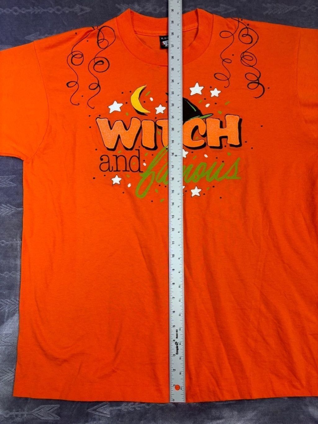Other Men's VTG Deadstock Single Stitch Screen Stars TShirt XL Ora Size XL / US 12-14 / IT 48-50 - 5 Thumbnail