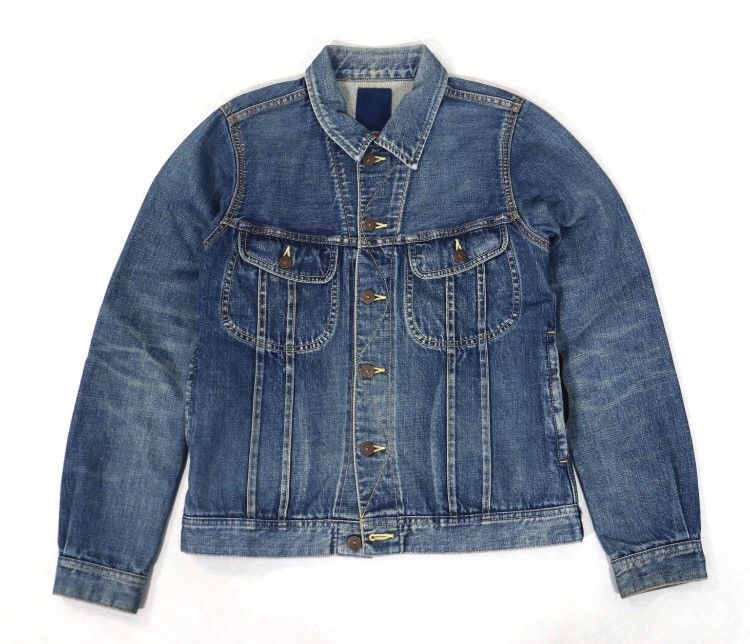image of Visvim Ict 101 Jkt Exhibition Limited Edition Rabbit Embroi in Blue, Men's (Size Small)