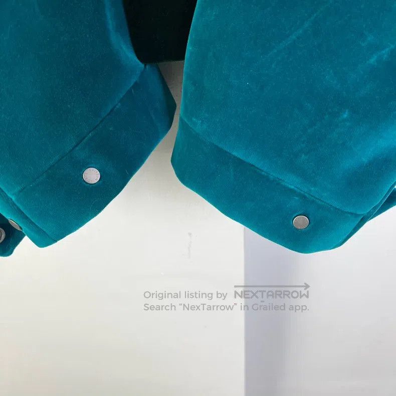 Louis Vuitton Louis Vuitton Lake Green Velvet Jacket Size US L / EU 52-54 / 3 - 5 Thumbnail