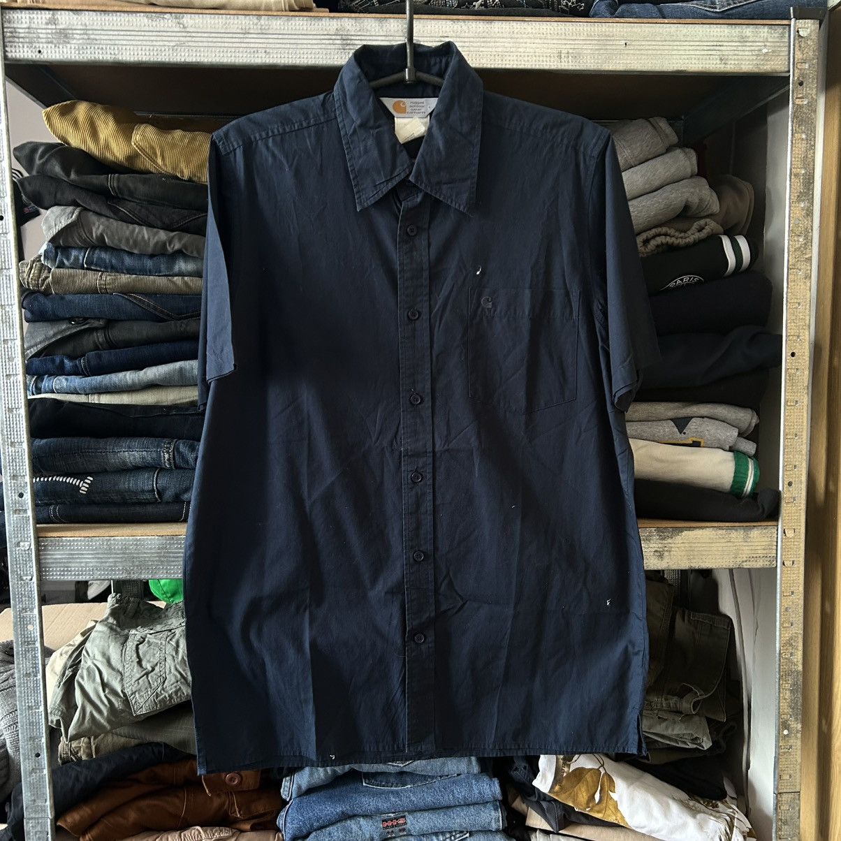 Carhartt Wip Vintage Carhartt Wip Small Logo Streetwear button up shirt Size US M / EU 48-50 / 2 - 1 Thumbnail