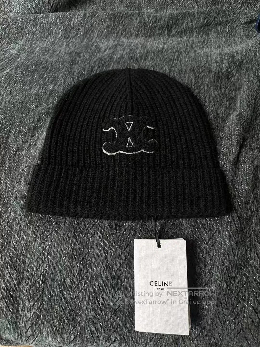 Celine Celine Arc de Triomphe Beanie. Size ONE SIZE - 1 Thumbnail