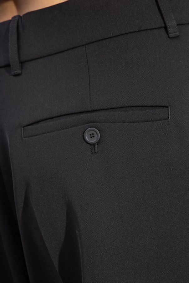 Balenciaga o1in1g0125 Bias Loose Pant in Black Size 25" / US 0 / IT 36 - 4 Thumbnail
