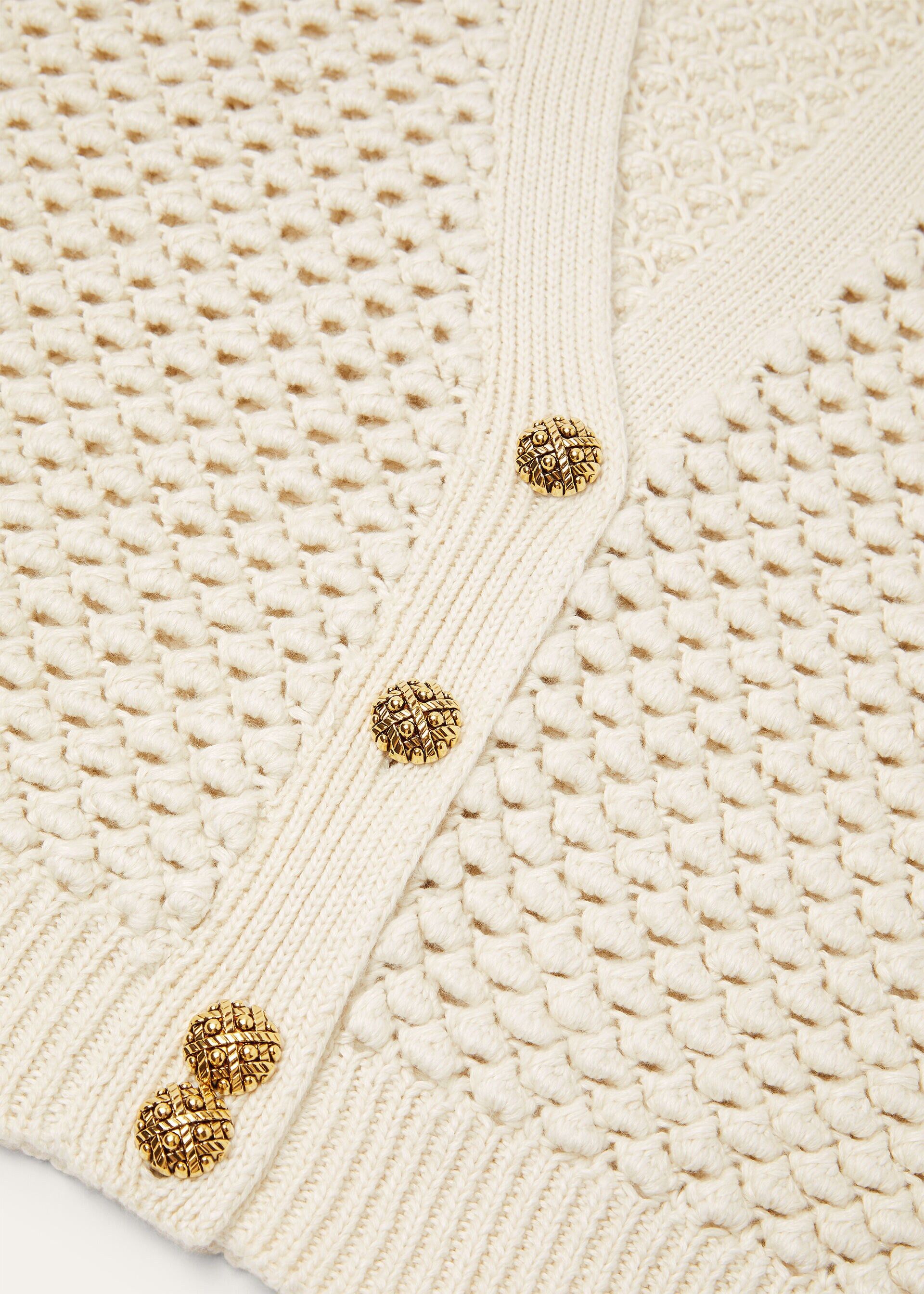 Loro Piana os11x0326 FAQ4553 Ginko Cardigan in Nougat Size M / US 6-8 / IT 42-44 - 7 Thumbnail