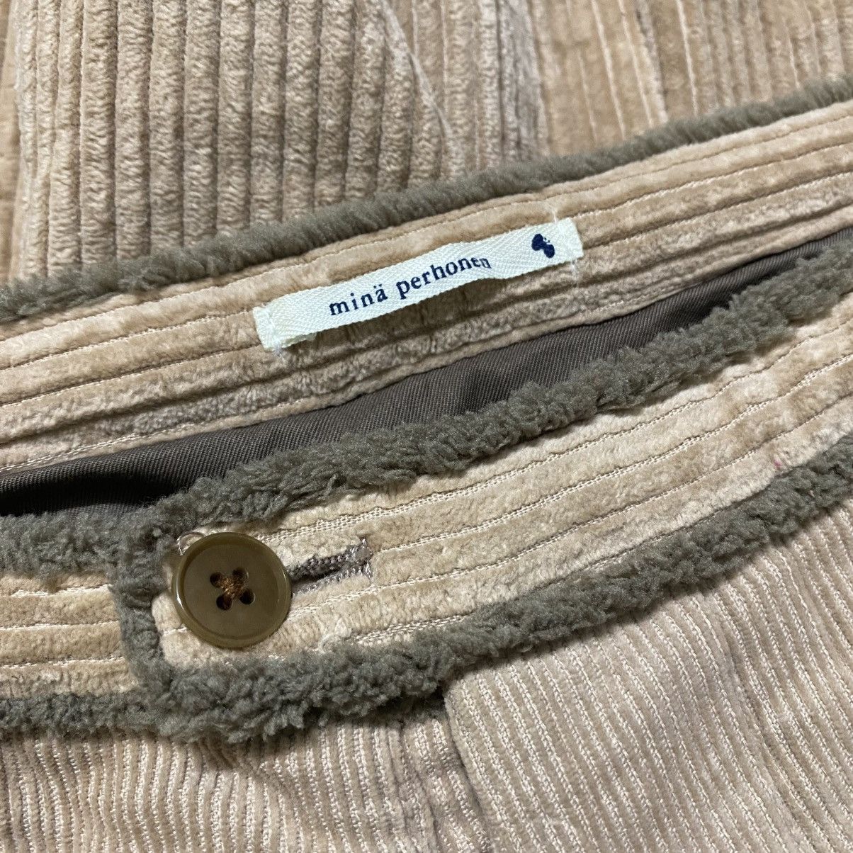 mina perhonen AW05 Mina Perhonen Grain Corduroy Loose Wide Leg Pants Size 29" - 20 Thumbnail