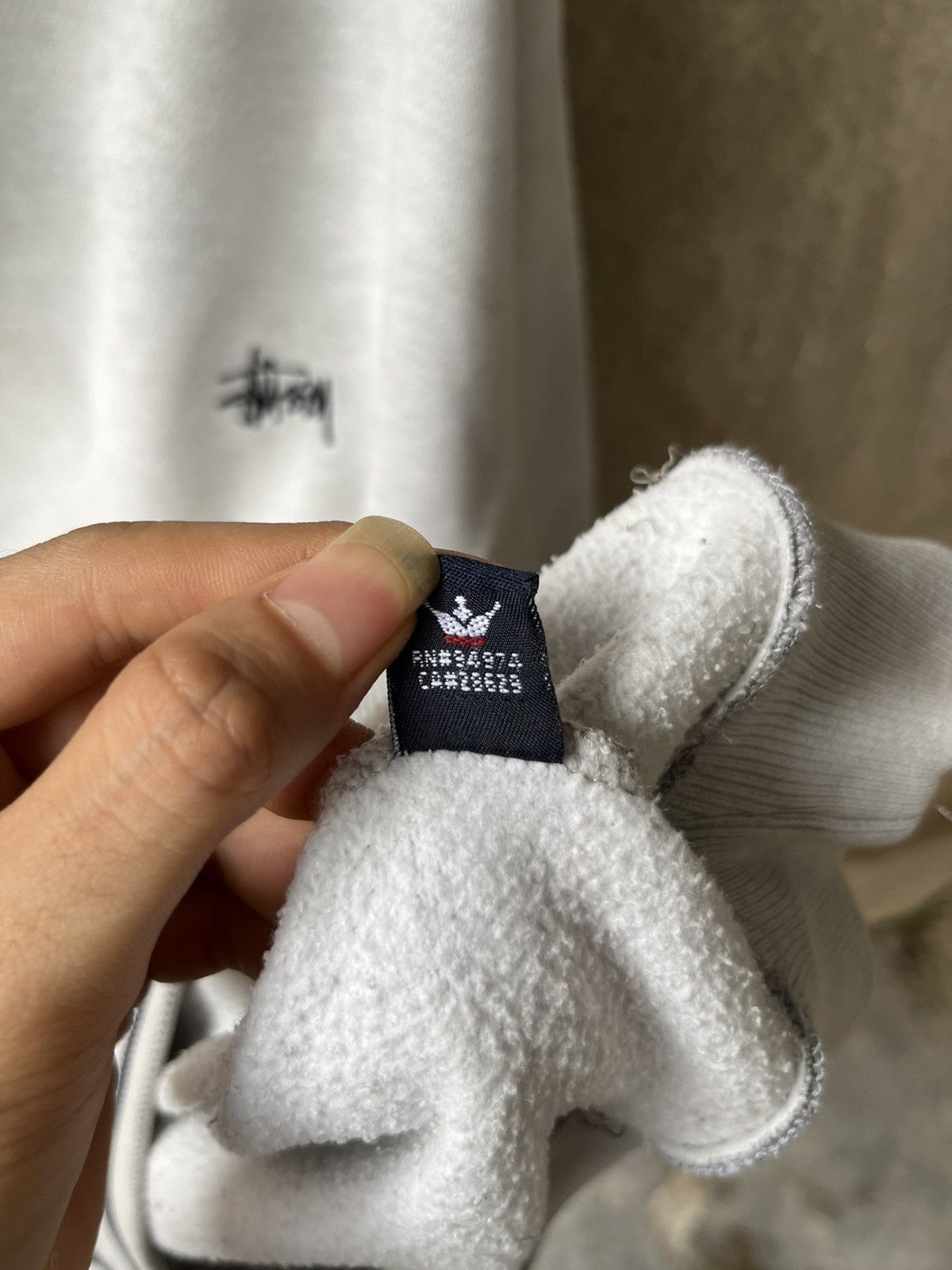 Stussy Vintage 1990s stussy hoodie basic sunfaded Size US L / EU 52-54 / 3 - 8 Thumbnail