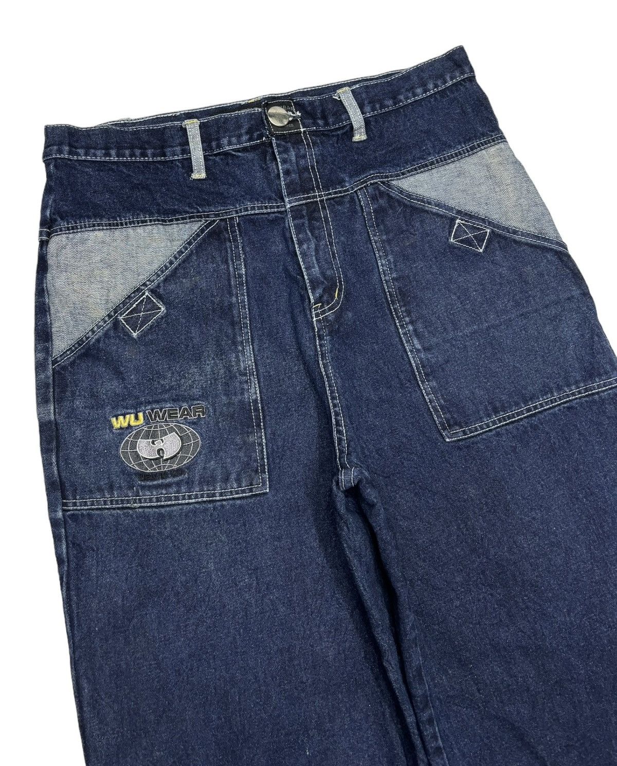 JNCO × Wu-Tang Clan 🔥WU WEAR BAGGY DENIM HIP HOP SKATER BAGGY JEANS Size US 34 / EU 50 - 7 Thumbnail
