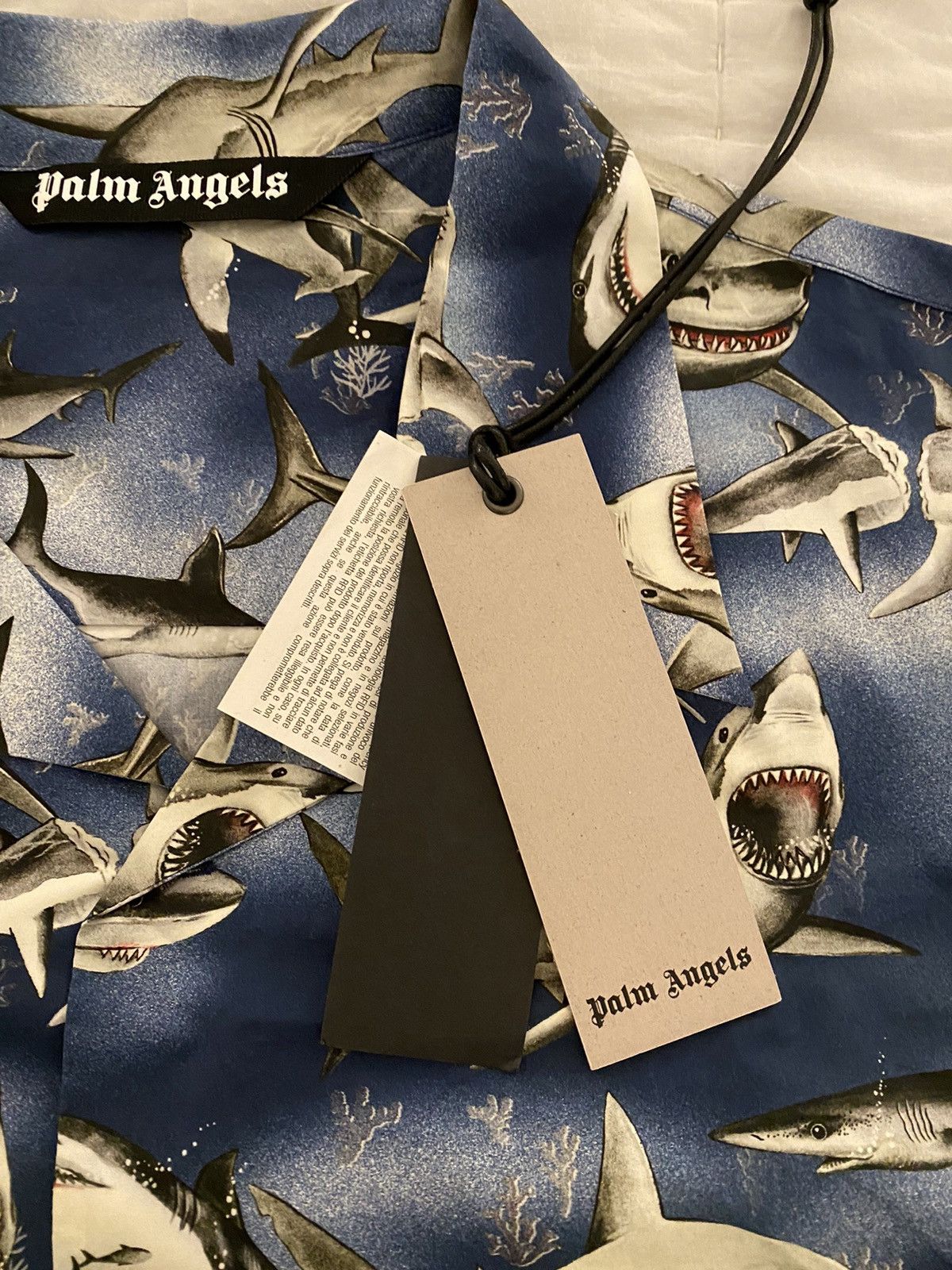 Palm Angels Palm Angels Sharks Bowling Shirt XXL Size US XXL / EU 58 / 5 - 8 Thumbnail