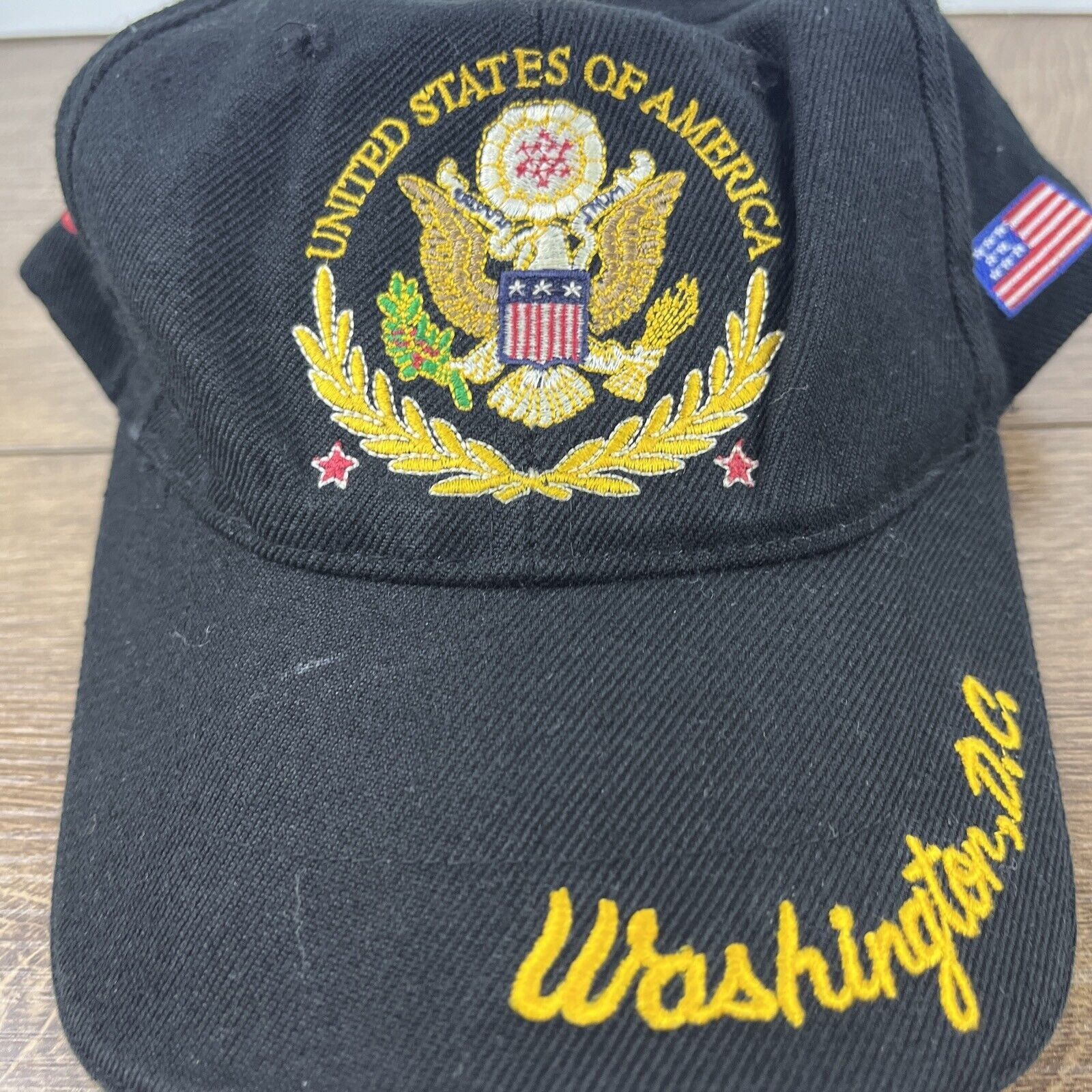Other Washington DC Hat United States DC Black Hat Adjustable Adul Size ONE SIZE - 6 Thumbnail
