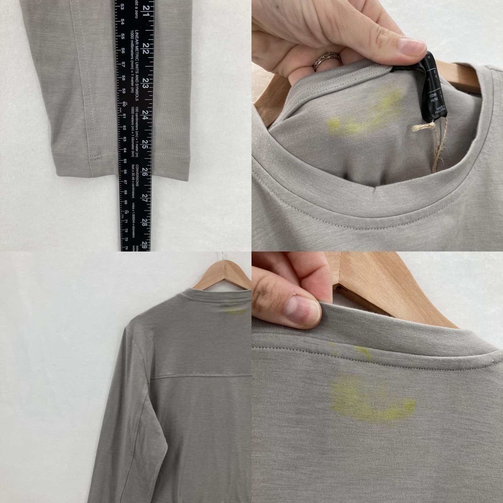 Adidas Adidas Shirt Mens Medium Gray Long Sleeve Performance Stretch Casual Training Aeroready Moisture Wicking Size US M / EU 48-50 / 2 - 9 Thumbnail