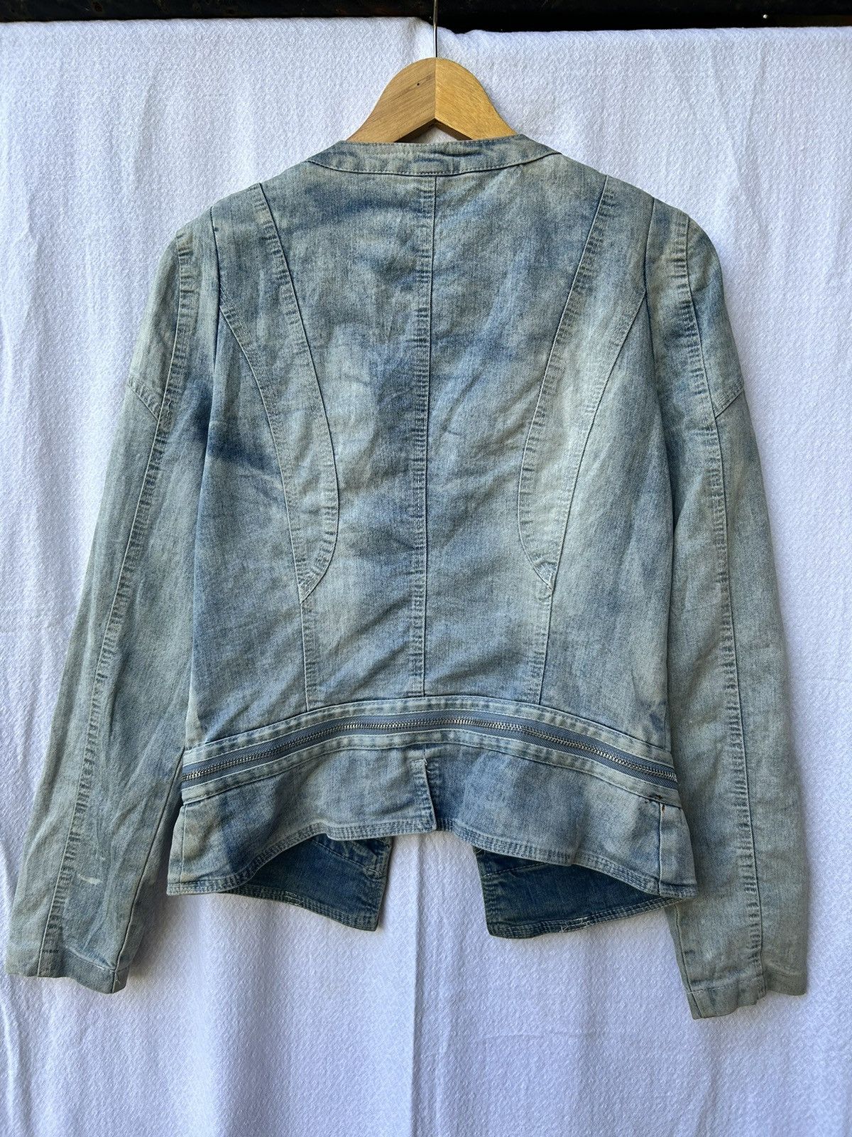 If Six Was Nine × Japanese Brand × Le Grande Bleu (L.G.B.) 💸BINDINGOFFER💸Velvet denim jacket multizip Ifsixwasnine Size US S / EU 44-46 / 1 - 6 Thumbnail