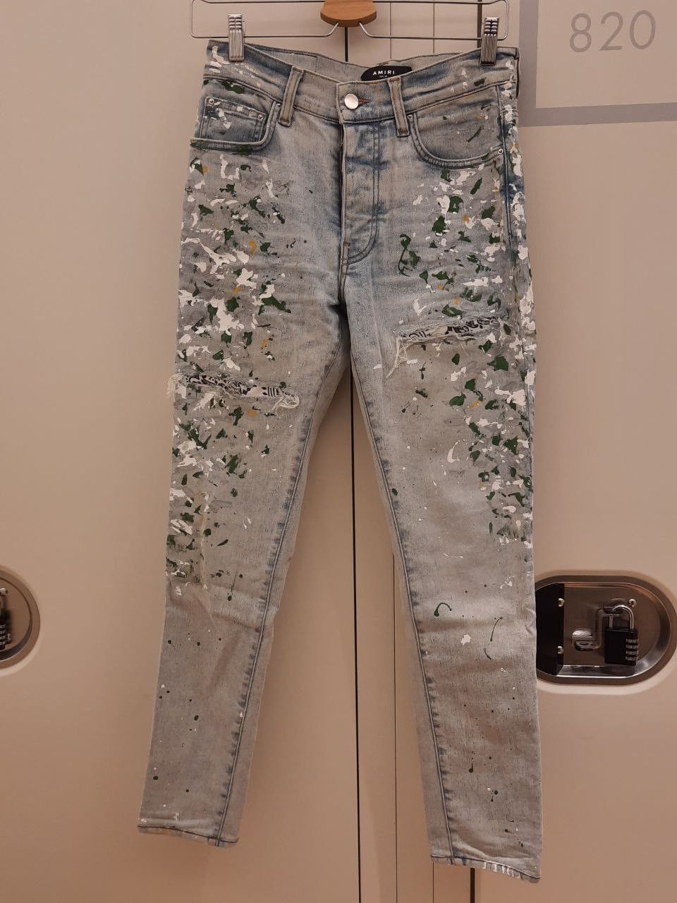 Amiri Paint Splatter MX1 Jeans Size 29" - 1 Thumbnail