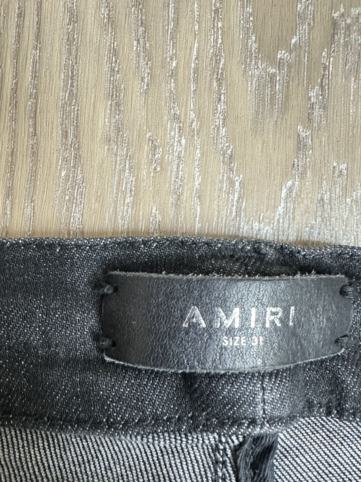 Amiri Amiri Black Slash Jeans Size US 31 - 5 Thumbnail
