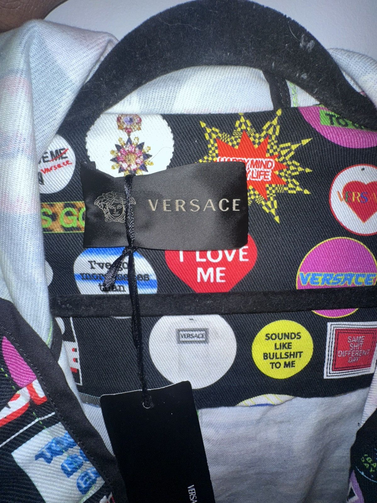 Versace Versace Men’s Multicolor Graphic Print Jacket Size US M / EU 48-50 / 2 - 2 Thumbnail