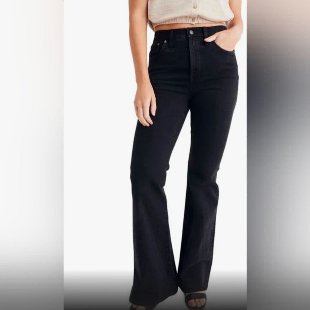 Madewell Madewell black the perfect vintage flare jeans size 32 Size 32" / US 10 / IT 46 - 9 Thumbnail