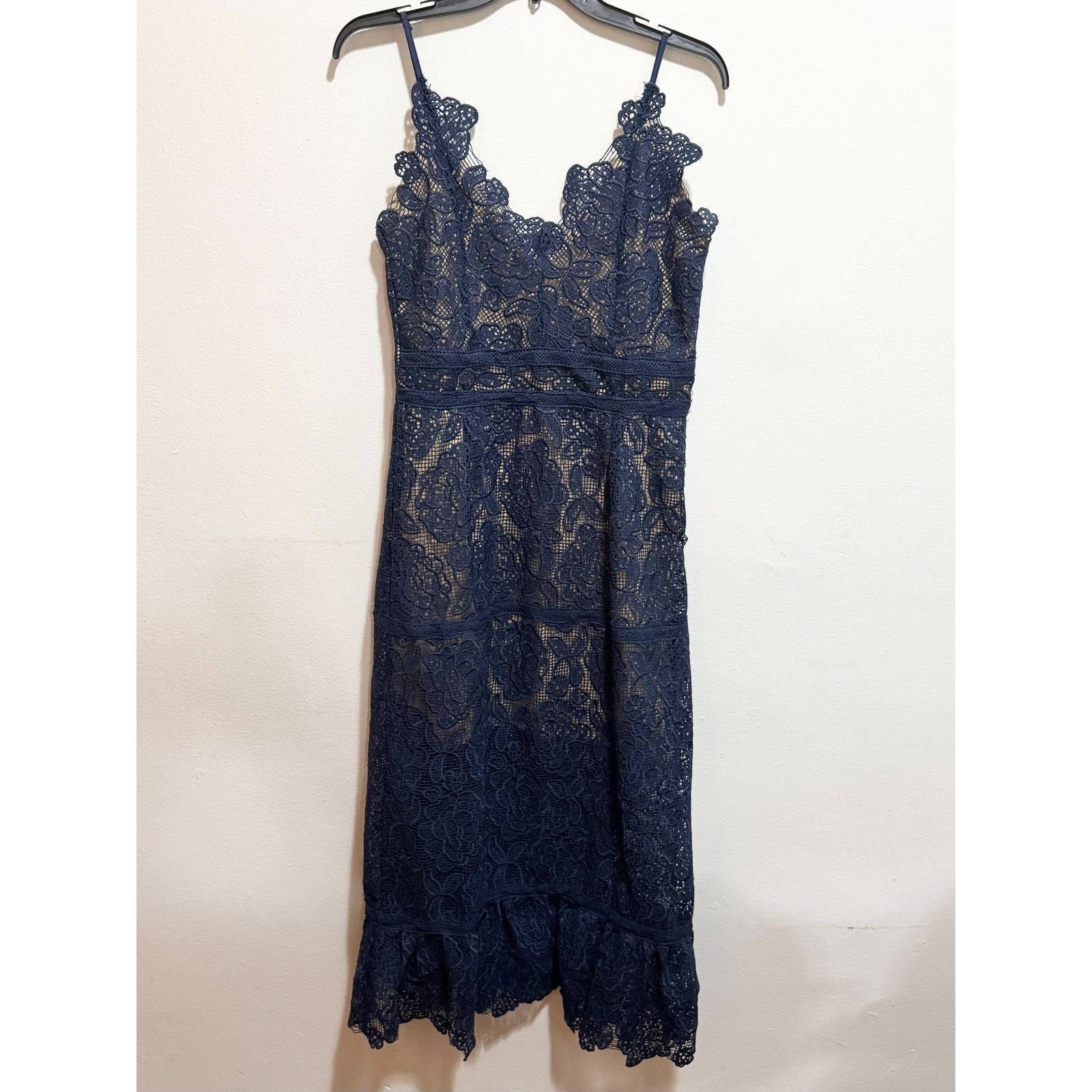 Other Foxiedox lace Midi Dress Navy Blue Size M Size M / US 6-8 / IT 42-44 - 2 Thumbnail