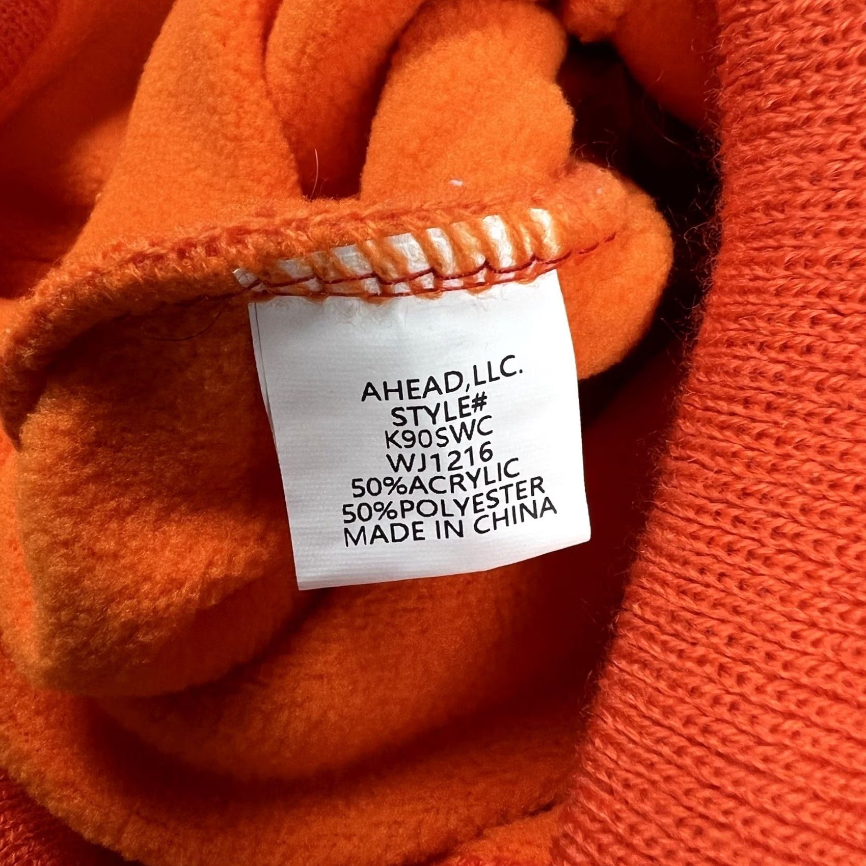 Vintage Ahead Illinois College Cuffed Soft Orange Knit Beanie Hat Adult One Size Lined Size ONE SIZE - 2 Thumbnail