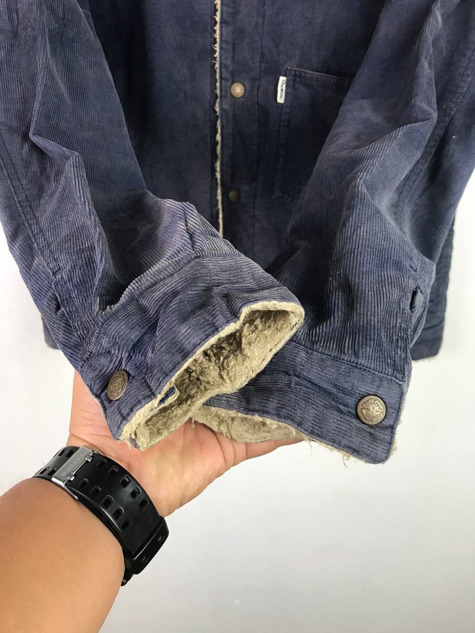 Oshkosh Vintage Sunfaded Oshkosh Worker Corduroy Mohair Jacket Size US L / EU 52-54 / 3 - 9 Thumbnail