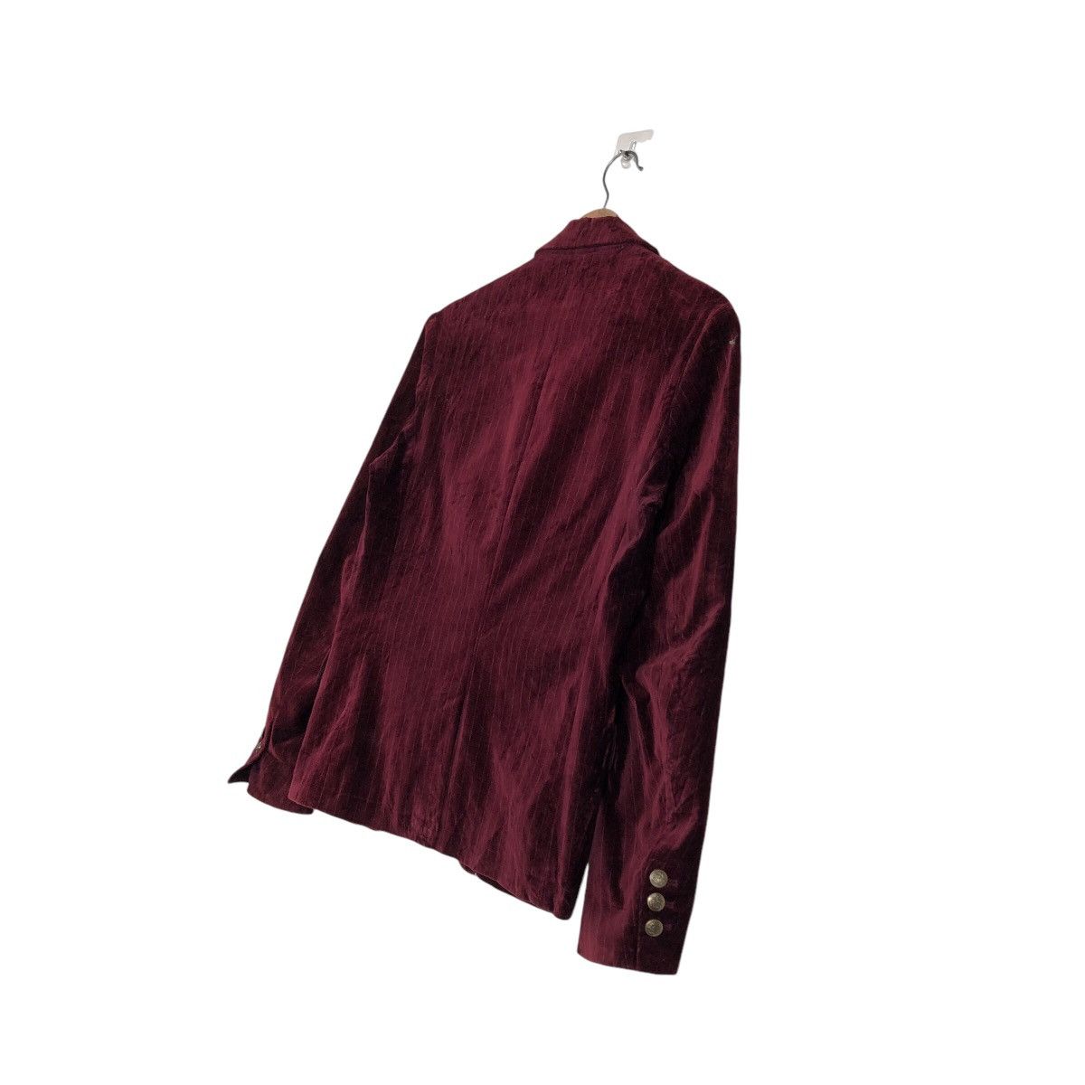 Japanese Brand 📌Vintage Chore Velvet Jacket Striped Michel Klein Homme Size US S / EU 44-46 / 1 - 11 Thumbnail