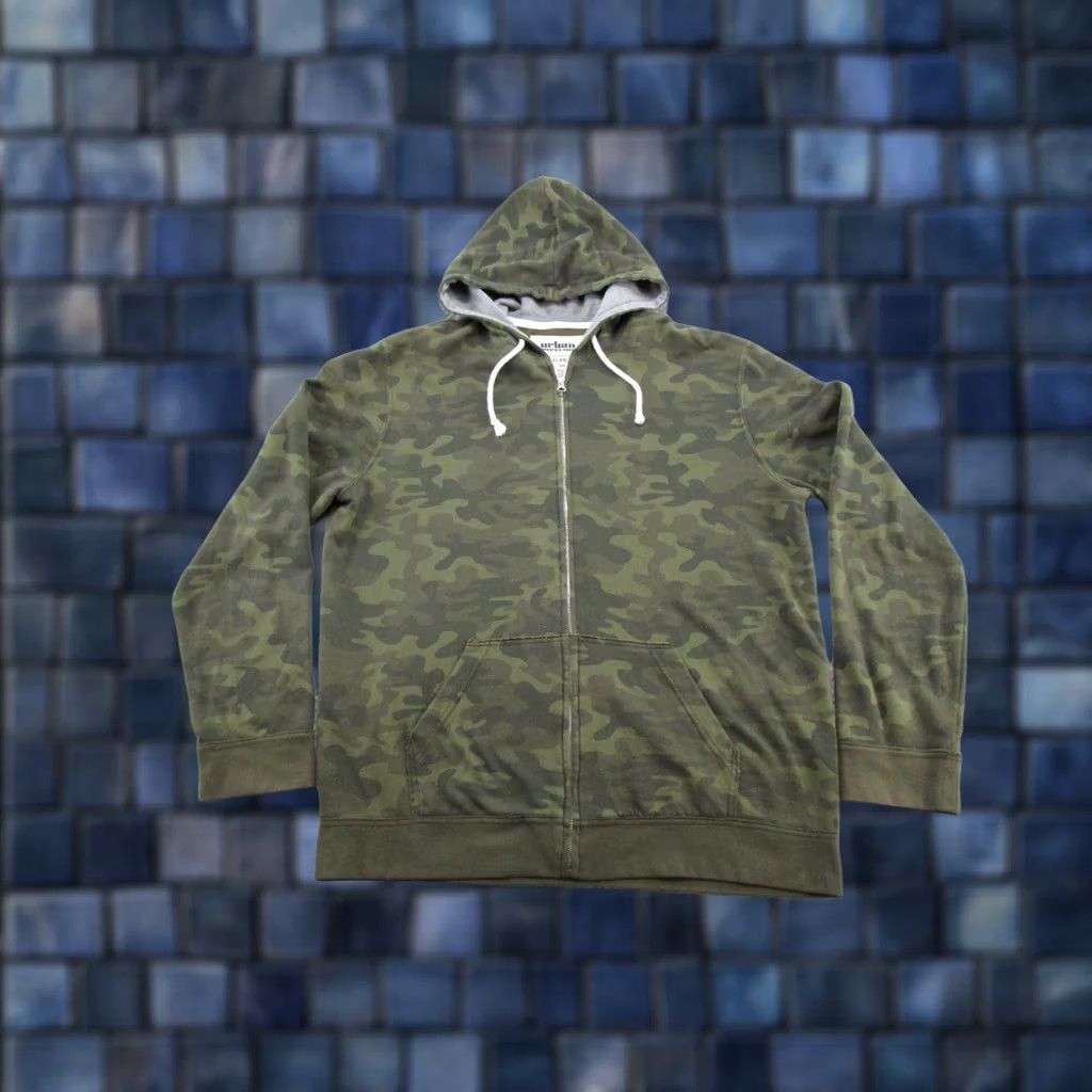 Vintage VTG Urban Pipeline Hoodie Mens XL Green Army Sports All Seasons Hooded Pullover Sweatshirt Size US XL / EU 56 / 4 - 1 Thumbnail