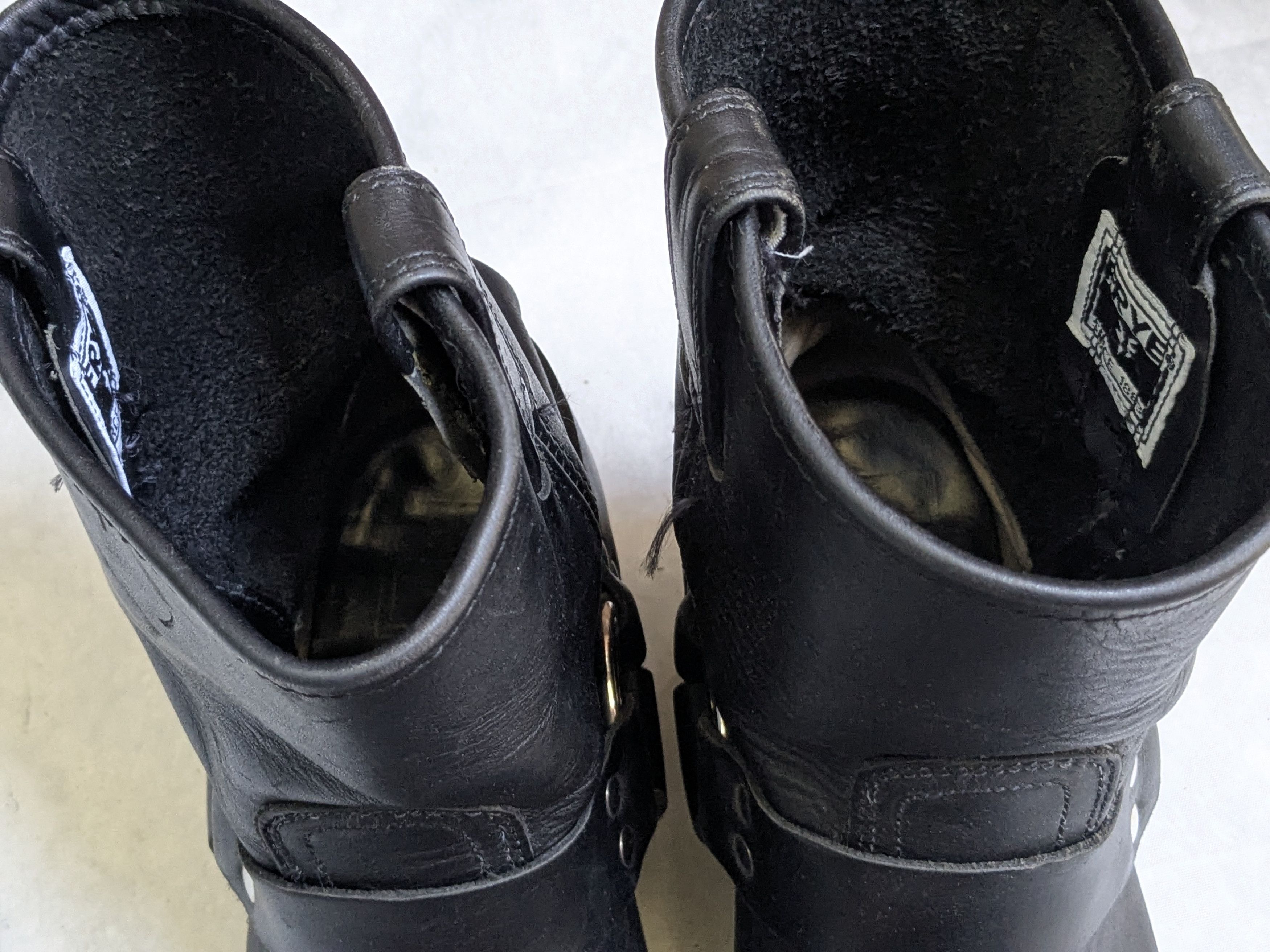 Frye Frye Harness Boots Black 10.5 M Straps Leather Size US 10.5 / EU 43-44 - 5 Thumbnail