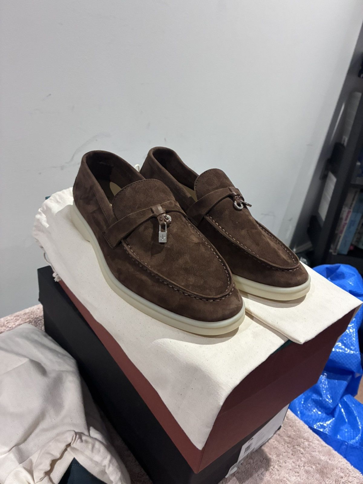 Loro Piana Loro Piana dark brown summer charm walks uk 5 eu 38 Size US 8 / IT 38 - 1 Thumbnail