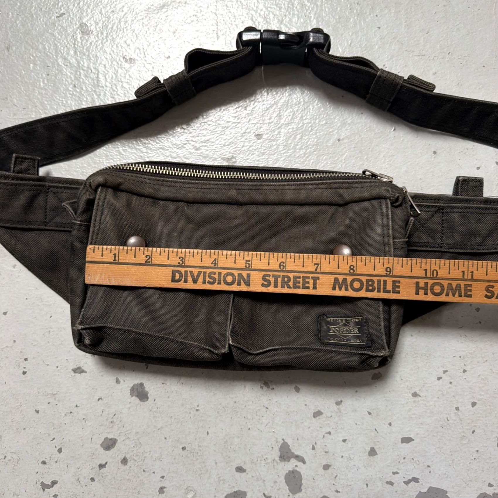 Rue Porter Porter Yoshida Canvas Small Waist Bag City Trail Hiking Camp Made In Japan OS Size ONE SIZE - 4 Thumbnail