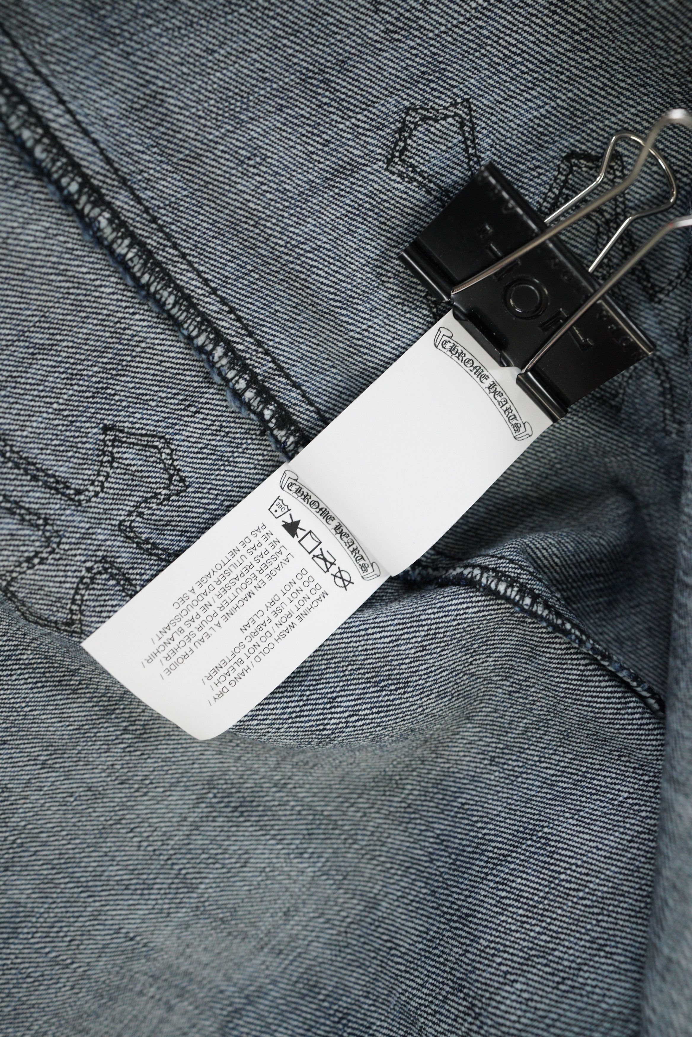 Chrome Hearts Chrome Hearts Denim Cross Shirt Size US L / EU 52-54 / 3 - 15 Thumbnail
