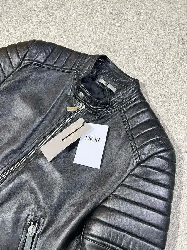 Dior Dior Black Leather Men's Jacket . Size US XS / EU 42 / 0 - 2 Thumbnail