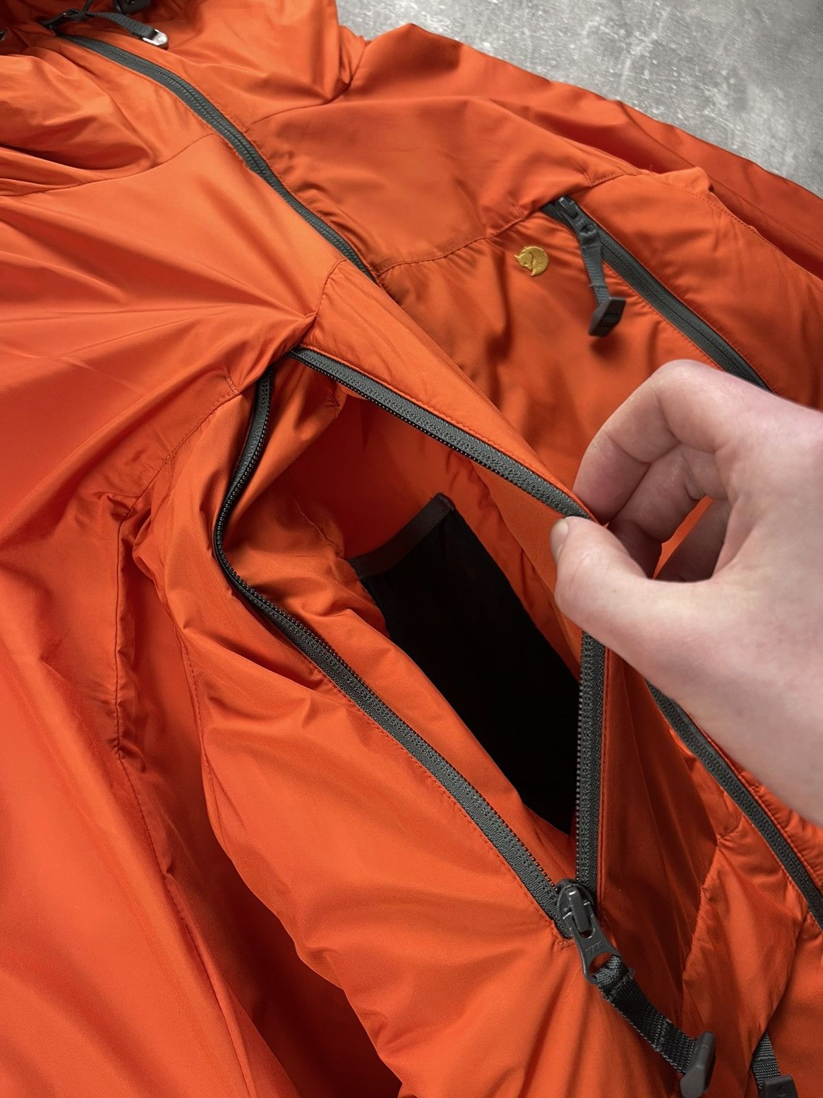 Fjallraven Fjällräven Technical Hooded Parka Jacket Burnt Orange Size S / US 4 / IT 40 - 7 Thumbnail