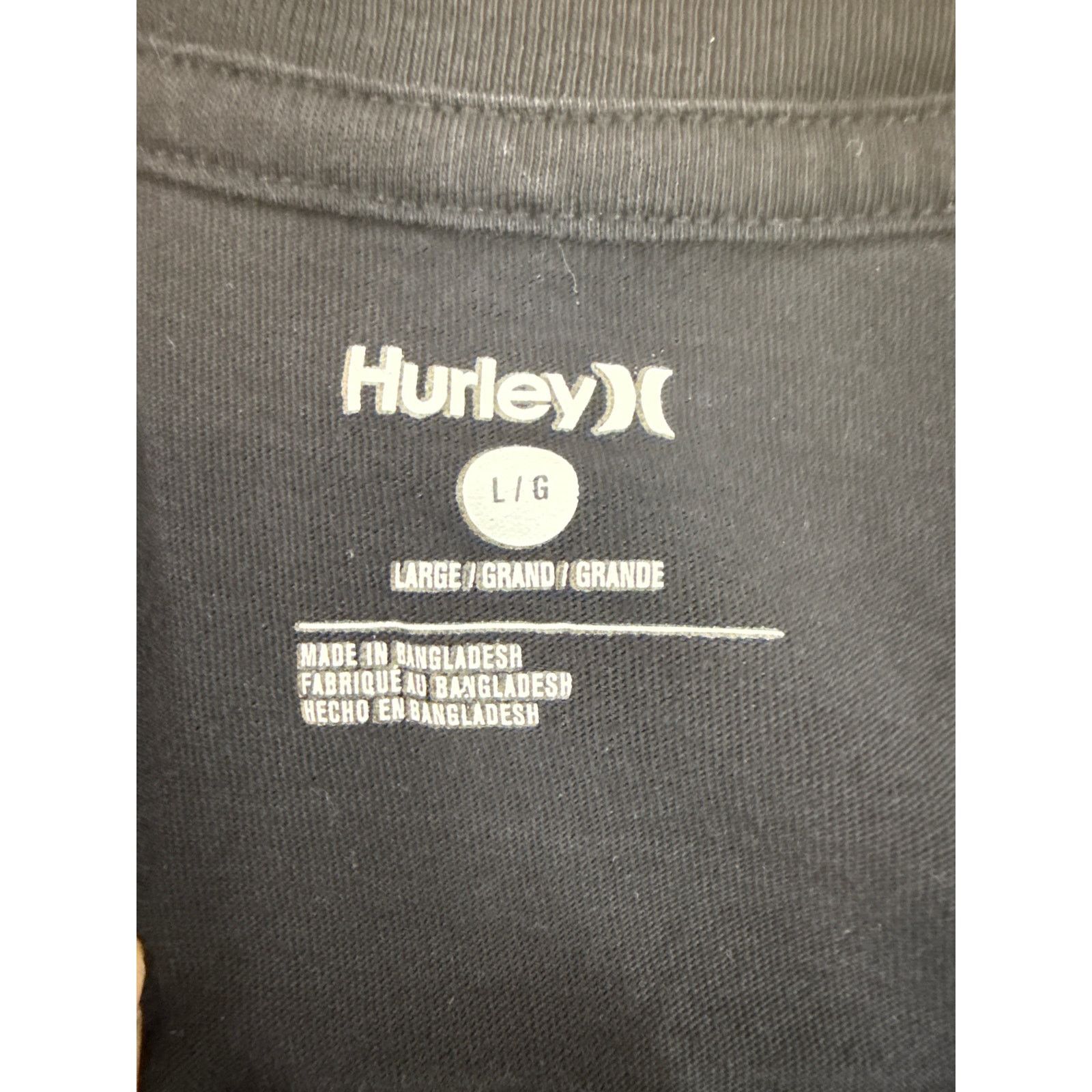 Hurley Hurley Long Sleeve Graphic Tee Black Red Men’s Large Size US L / EU 52-54 / 3 - 3 Thumbnail