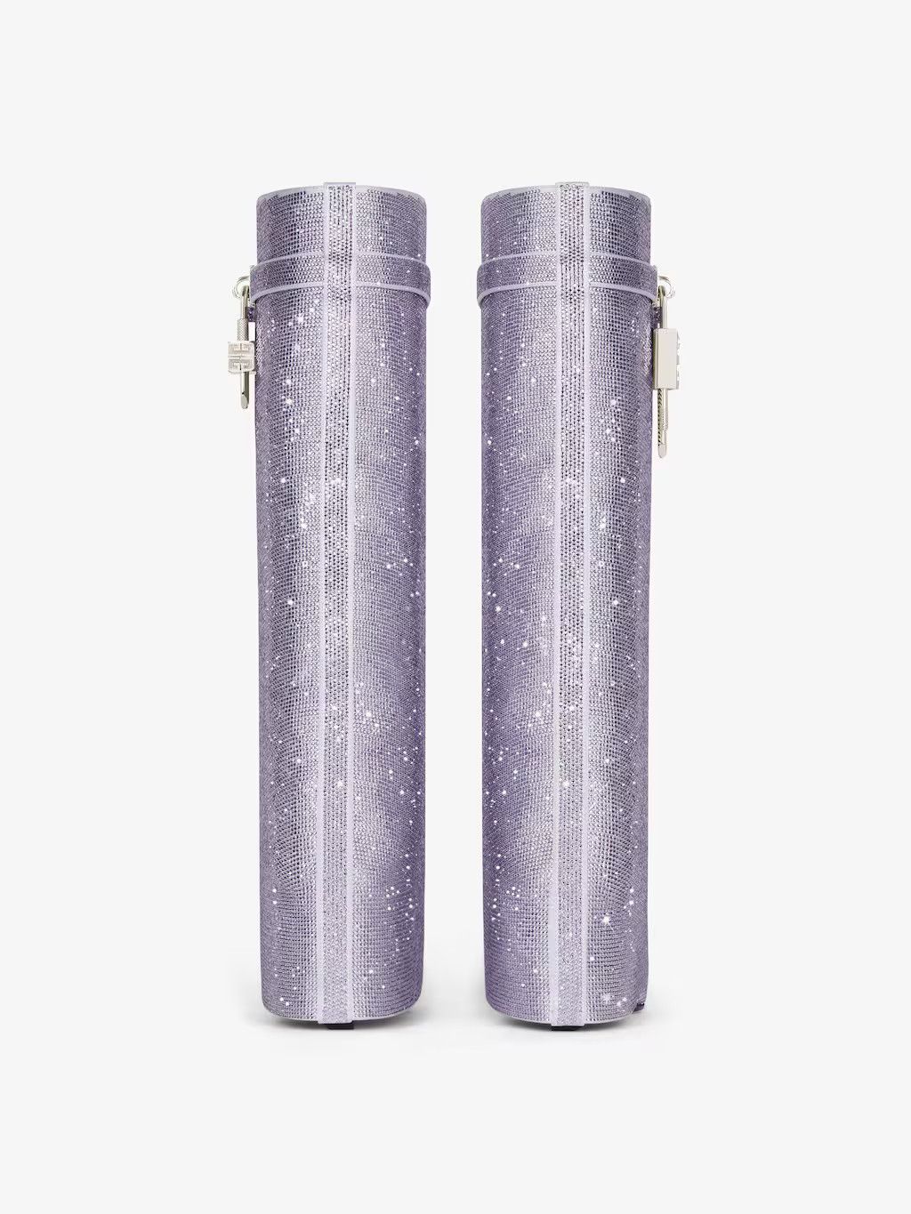 Givenchy o1w1db10525 Shark Lock Wide Fit Pant Boots 90mm in Pink Size US 6 / IT 36 - 6 Thumbnail